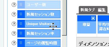 Google Analytics 新機能　カスタムレポートでユニークユーザー数