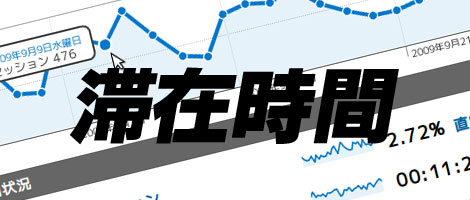 Google Analytics 滞在時間