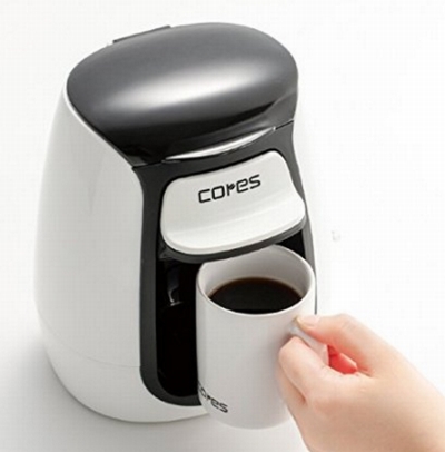 コレス コーヒーメーカー 1カップ マグカップ付 C311WH
