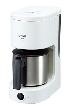 TIGER コーヒーメーカー ステンレスサーバータイプ 1~6杯用 ACC-S060 ホワイト ACC-S060-W: ホーム&キッチン