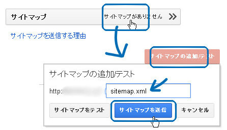 サイトマップの送信方法