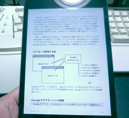 iPadで電子書籍