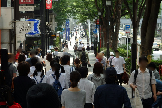 表参道は混雑してるよね