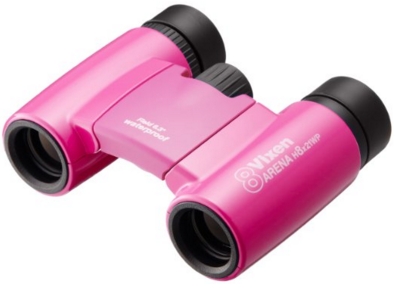 Vixen 双眼鏡 アリーナH 8×21WP ダハプリズム式 8×21WP コンパクト 小型軽量 防水 ピンク 13503-5