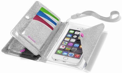 Cellularline スマホ 防水 海 スマホ 防水ケース シルバー VOYAGER POCHETTE