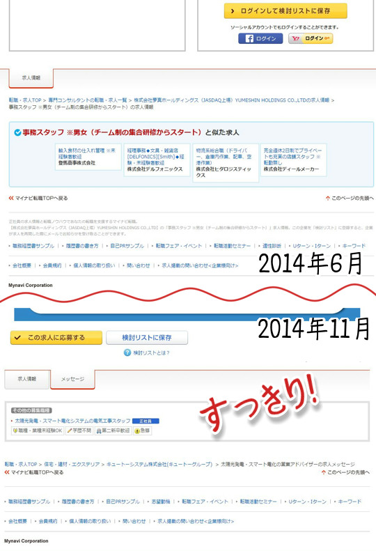 フッターがかなりすっきり