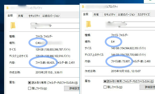 連休だしパソコンのデータ整理した 322gbはコピーに4時間半