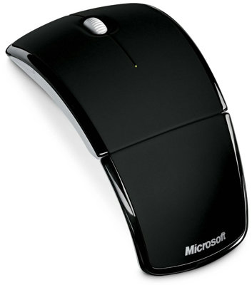 マイクロソフト ワイヤレス レーザー マウス Arc Mouse ブラック ZJA-00067