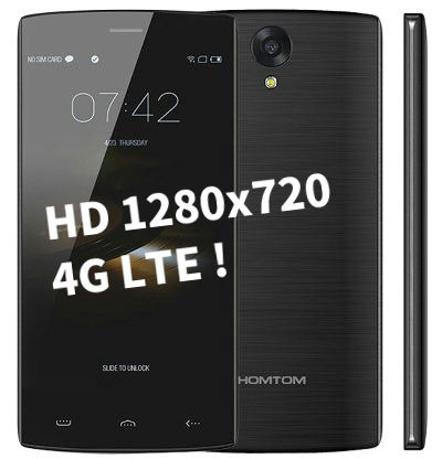 HOMTOM HT7 PRO スマートフォン 5.5"HD 1280 * 720 4G LTE FDD MTK6735 2 + 16 GB 13.0MP 3000mAh バッテリー スマートジェスチャー 節電モード