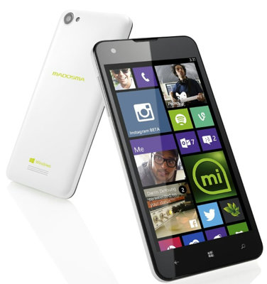 マウスコンピューター SimフリーWindowsPhone　MADOSMA Q501-WH