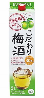 中埜酒造 こだわり梅酒 パック 2000ml