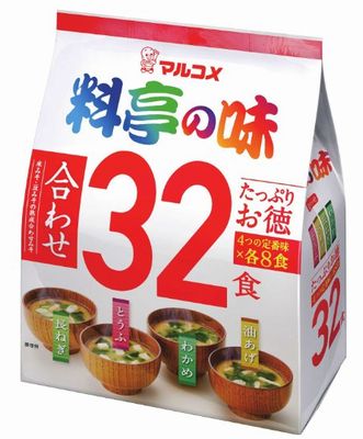 マルコメ たっぷりお徳料亭の味 32食