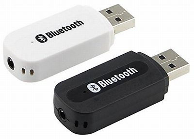 Bluetooth レシーバー オーディオ USB式 ミュージックレシーバー　ワイヤレスオーディオレシーバー Bluetooth 2.0 iPad/iPhone/スマホなどbluetooth発信端対応 (ブラック)
