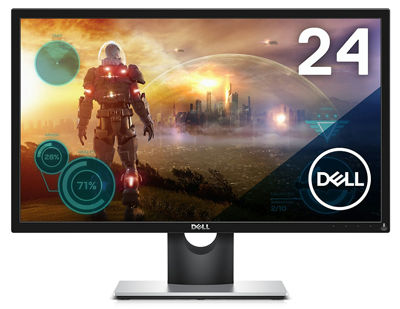 Dell ゲーミングディスプレイ モニター SE2417HG 23.6インチ/FHD/TN非光沢/2ms/HDMIx2,VGA/フリッカーフリー/3年間保証