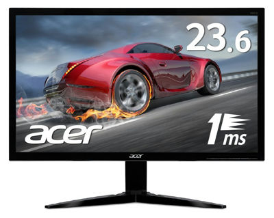 Acer ゲーミングモニター KG241Qbmiix 23.6インチ 応答速度1ms/Free Sync/スピーカー内蔵