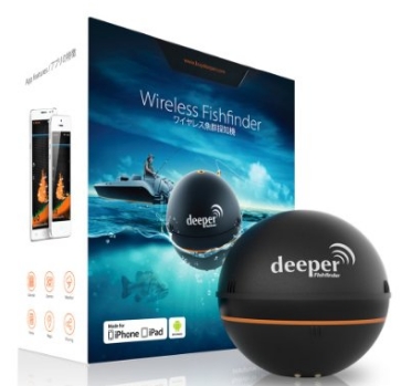 Amazon | 【日本正規代理店品・保証付】Deeper Wireless Fishfinder ワイヤレススマート魚群探知機 FRI-BT-000001 | 携帯電話・スマートフォンアクセサリ 通販