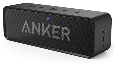 Anker SoundCore ポータブル Bluetooth4.0 スピーカー 24時間連続再生可能【デュアルドライバー / ワイヤレススピーカー / 内蔵マイク搭載】(ブラック)