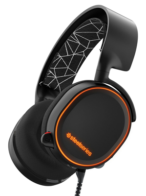 密閉型 ゲーミングヘッドセット SteelSeries Arctis 5 Black 61443