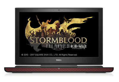 Dell ゲーミングノートパソコン Inspiron 15 7567 FFXIV 新生エオルゼア(ダウンロード版)付き ブラック 17Q41FB/15.6/i7/8GB/1TB/GTX1050Ti 