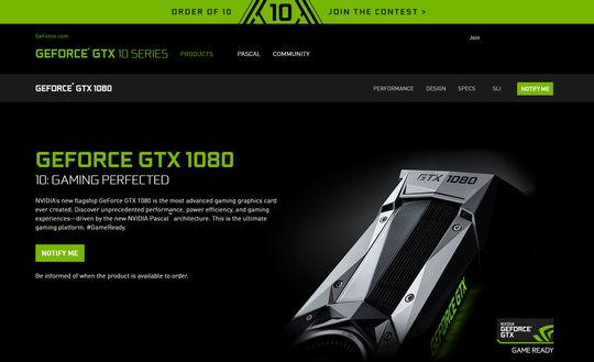GeForce GTX1080