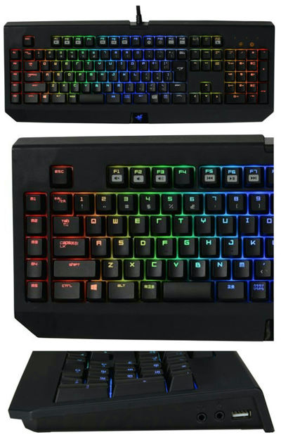 Razer Blackwidow Chroma 2014 -JP 日本語配列版 マルチライティングメカニカルゲーミングキーボード 【正規保証品】 RZ03-01220700-R3J1