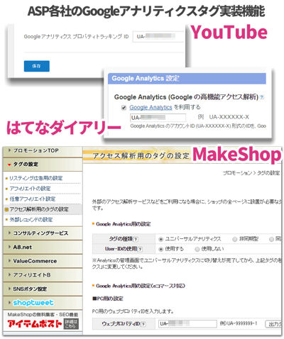 Googleアナリティクス実装