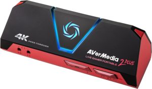 AVerMedia Live Gamer Portable 2 PLUS AVT-C878 PLUS [4Kパススルー対応 ゲームの録画・ライブ配信用キャプチャーデバイス] DV478
