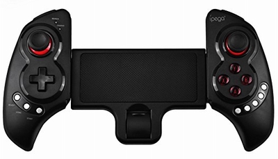 NEW Android/iOS/PC対応 Bluetooth ゲームコントローラー ゲームパット　伸縮性のホルダーを備えiPhone、タブレットに対応　◇PG9023: 家電・カメラ