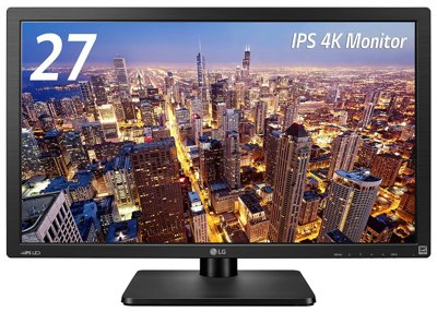 LG ディスプレイ モニター 27インチ 4K/3840×2160/AH-IPS非光沢/HDMI2.0準拠/ピボット対応 27MU67-B