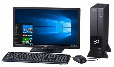 富士通 デスクトップパソコン FMV ESPRIMO DHシリーズ WD2/W（Windows 10 Home/20型ワイドノングレア液晶/Core i7/16GBメモリ/約1TB HDD/Office Home and Business Premium/GeForce GTX 745）FMVWWD2S7H_Z122/富士通直販WEBMART専用モデル