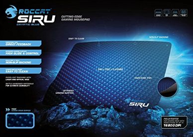 ロケットROCCAT Siru Cryptic Blue – Cutting-Edge Gaming Mousepad ゲーミング マウスパッド ROC-13-071-AS