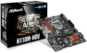 ASRock Intel H110チップセット搭載 MicroATXマザーボード H110M-HDV
