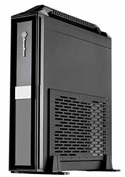 SilverStone Miloシリーズ スリムPCケース 縦置き横置き対応 キャリングハンドル付属モデル ブラック SST-ML08B-H 【国内正規代理店