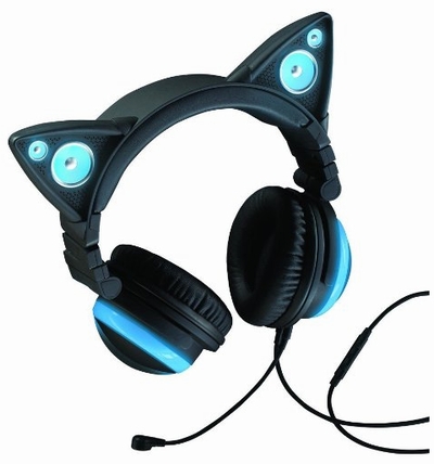 LED付き 高機能 ネコ耳ヘッドフォン 『AXENT WEAR』 Cat Ear Headphones 並行輸入品