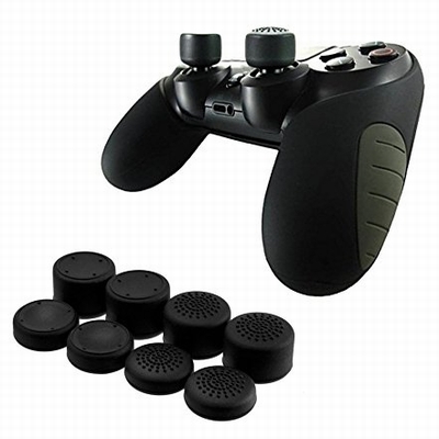 DUAL SHOCK4 に装着するだけでFPS用コントローラーに変身！FPSアシストキャップ＆コントローラーカバー