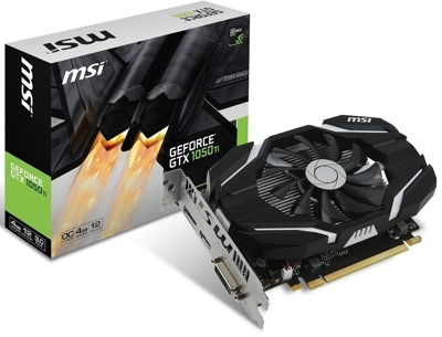 MSI GeForce GTX 1050 Ti 4G OC グラフィックスボード VD6191