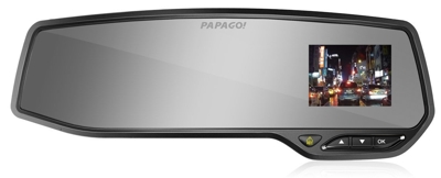 PAPAGO! GoSafe 268 SONY製CMOSセンサー搭載ルームミラー型ドライブレコーダー GS268-16G