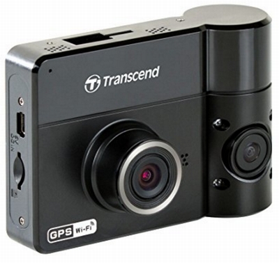 Transcend デュアルレンズカメラ/GPS/WiFi 対応ドライブレコーダー 2.4インチ液晶 300万画素 Full HD 画質 DrivePro520 / TS32GDP520A-J