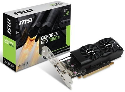 MSI GeForce GTX 1050 Ti 4GT LP グラフィックスボード LPモデル VD6238