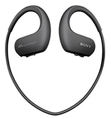 ソニー SONY ヘッドホン一体型ウォークマン Wシリーズ NW-WS413 : 4GB スポーツ用 防水/海水/防塵/耐寒熱性能搭載 ブラック NW-WS413 B