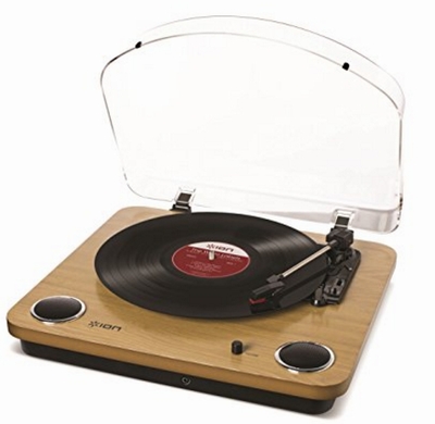 ION Audio Max LP レコードプレーヤー USB端子 スピーカー内蔵