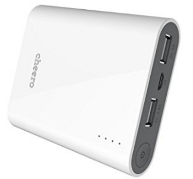 cheero Power Plus 3 13400mAh 大容量 モバイルバッテリー ホワイト