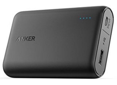 Anker PowerCore 10000 (10000mAh 最小最軽量 大容量 モバイルバッテリー) iPhone&Android対応 *2016年8月末時点 A1263011