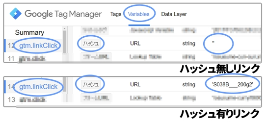 ハッシュが取得できてたっぽい