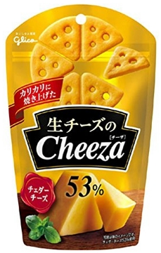 江崎グリコ 生チーズのチーザ チェダーチーズ 40g×10個