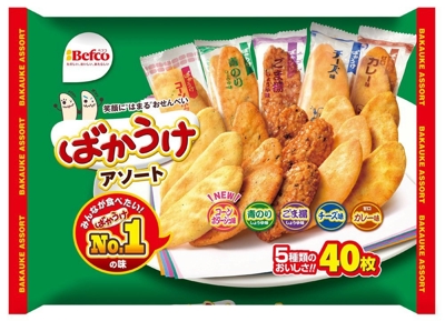 栗山米菓 ばかうけアソート 40枚×10袋