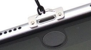 iPhone6 6Plus ストラップホール 取付けキット （ドライバー＋ネジ付属）携帯 ストラップ 装着 金具 Dock アクセサリー