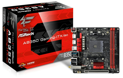 ASRock AMD B350チップセット搭載 Mini-ITX マザーボード AB350 Gaming-ITX/ac
