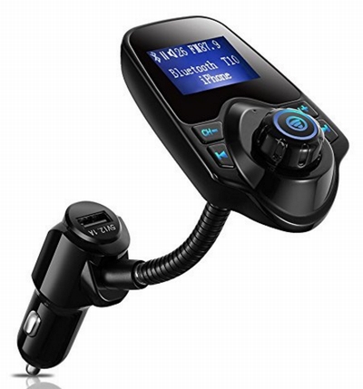 車用 FMトランスミッター Foneso bluetooth3.0　USB充電ポート 高音質通話ハンズフリー 電圧LEDディスプレイFM transmitter ラジオ機能 | FMトランスミッタ | 車＆バイク