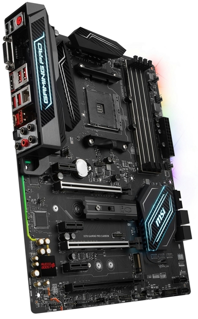 MSI X370 GAMING PRO CARBON ATX ゲーミングマザーボード [AMD RYZEN対応 socket AM4] MB3907 | MSI